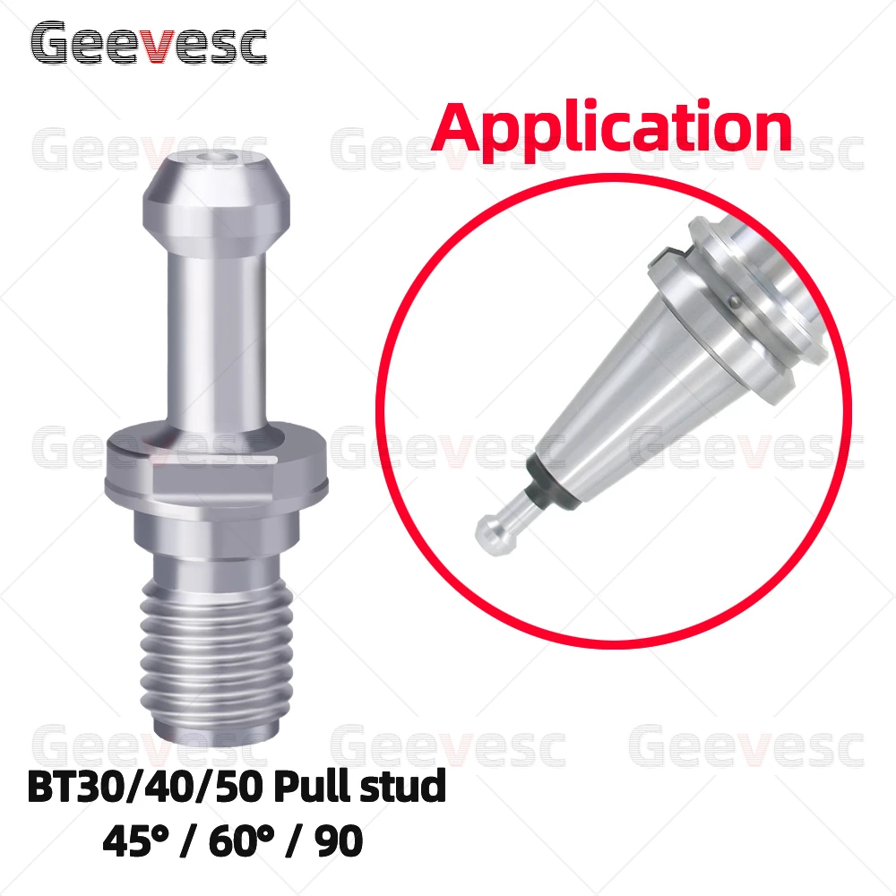 BT30 BT40 BT50 Through hole pull nail milling tool holder fixed knob DIN69872 MAZAK JT 30 40 50 pull nail ISO 20 B6339 NT30 NT40