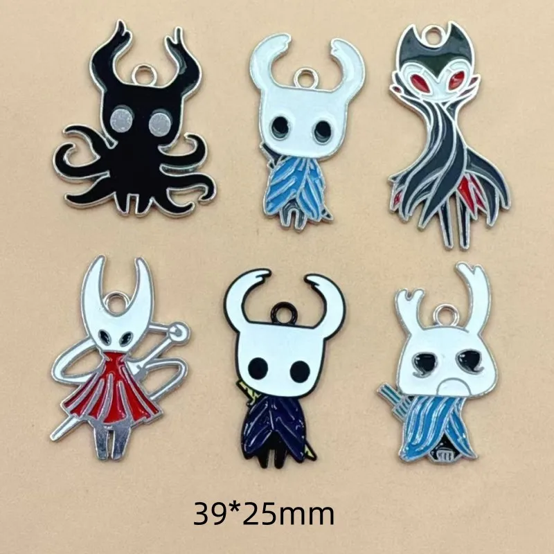 10pcs  Metal Cartoon Enamel Charms Animal Pendants for DIY J
