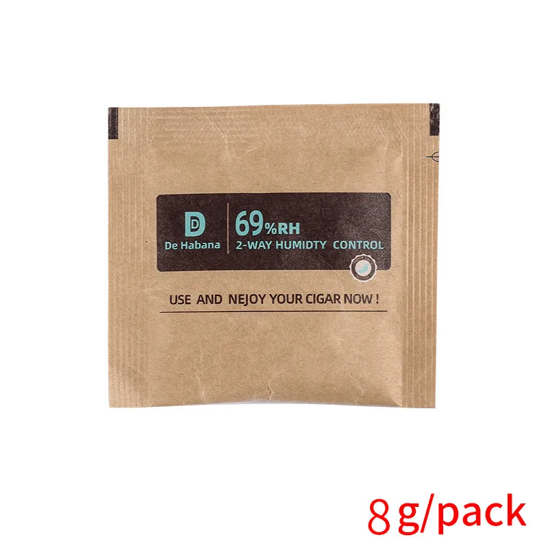 Good Quality 69% 8g Cigar Handy Moisturizing Packet preservation Cigar Humidor Relative Humidity Packs for Cigar Humidifier Bag