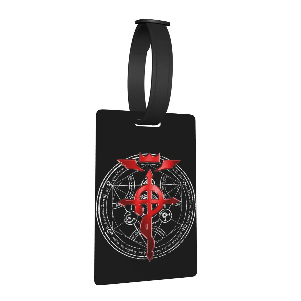 

Fullmetal Alchemist Transmutation Symbol Luggage Tags Suitcase Travel Cute Baggage Boarding Tag Label Holder ID Name Address
