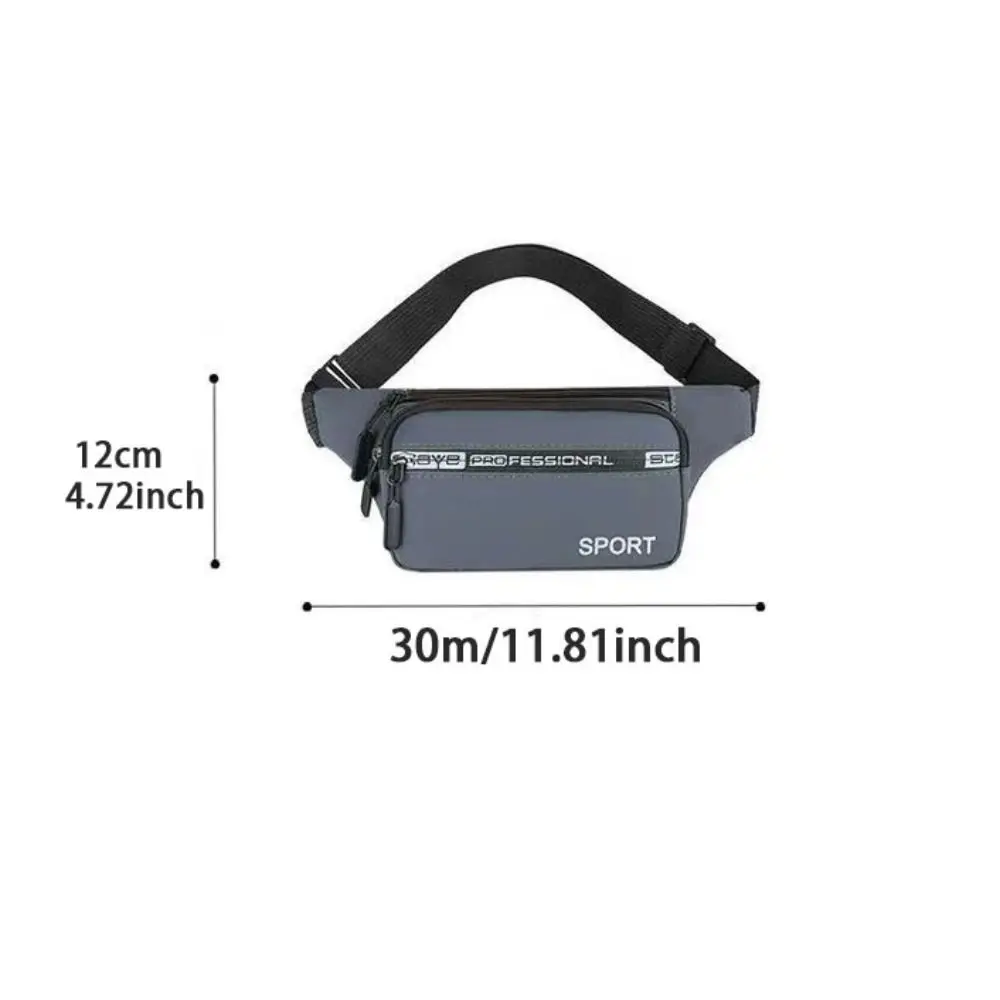 Walking Oxford Running Waist Bag Multiple Pockets Large Capacity Phone Bag Business Wallets Chest Bag Men Women