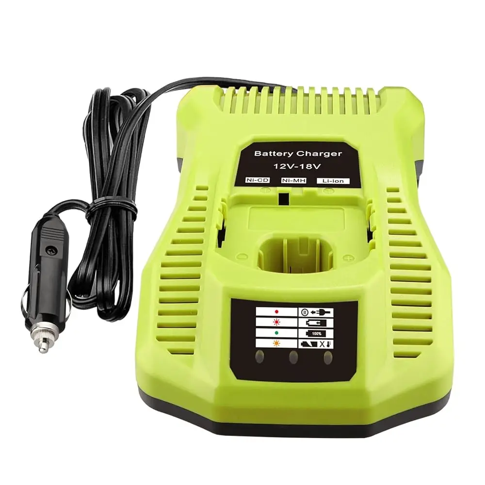 

Free Shippingfor Ryobi 12V-18V Car Battery Replcement Charger,3A Vehicle Charger with Cigarette Lighter Plug, Dual Chemistry for