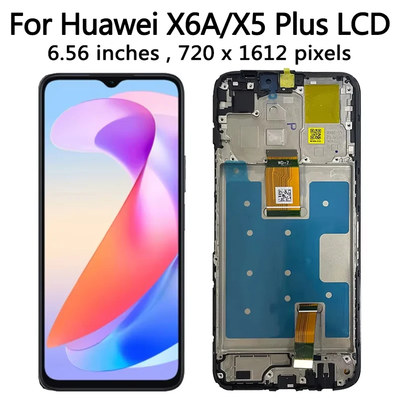 6.56\'\'New For Huawei Honor X6a WDY-LX1 LCD Display Touch Screen Digitizer For Honor X5 Plus WOD-LX1 LCD Replacement Parts