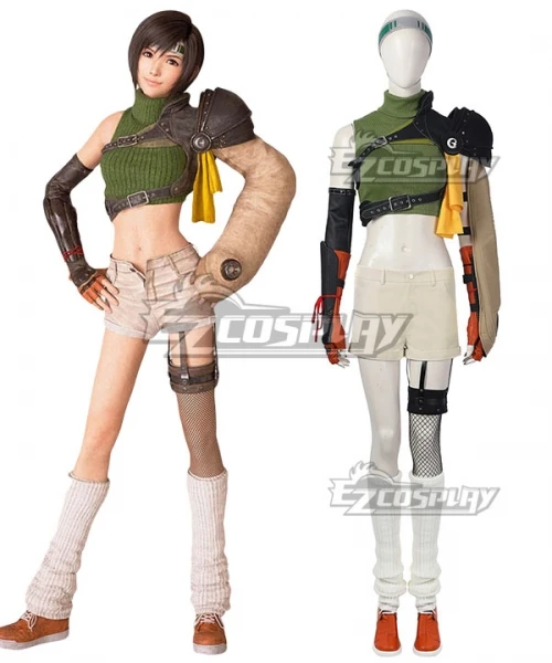 

Final Fantasy VII Remake Intergrade FF7 Yuffie Kisaragi Women Party Adult Outfits Halloween Carnival Suit Cosplay Costume E001