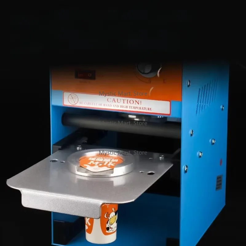 Mesin Penyegel Komersial Model Baru untuk Milk Bar: Penyegel Manual untuk Gelas Kertas & Gelas Plastik