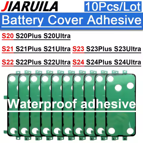 10Pcs Rear Back Battery Cover Waterproof Glue Adhesive Sticker For Samsung S21 S22 S20 S23 S24 Plus Ultra S906 S908 S918 S928