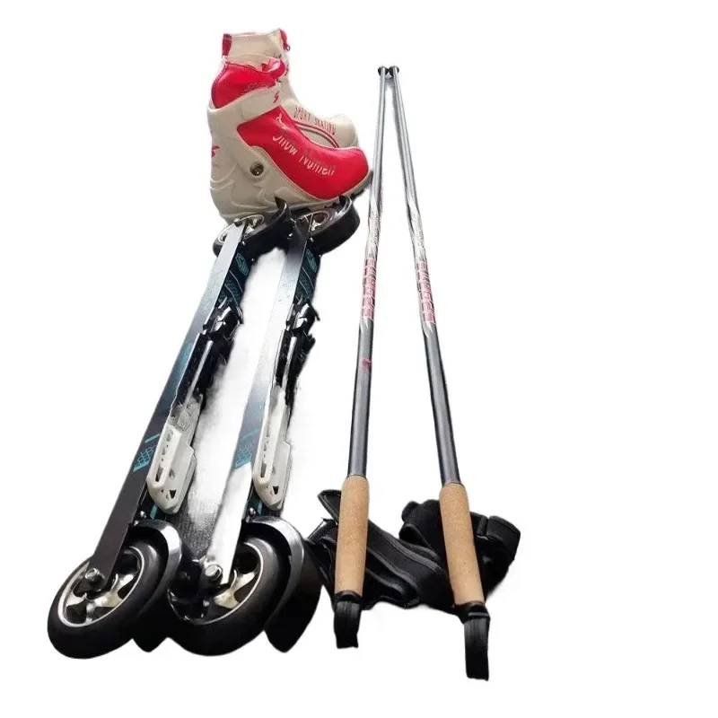 Freestyle Cross-Country Skiing (pulley) dry skating, dry skating Cross-Country Skiing dry skier
