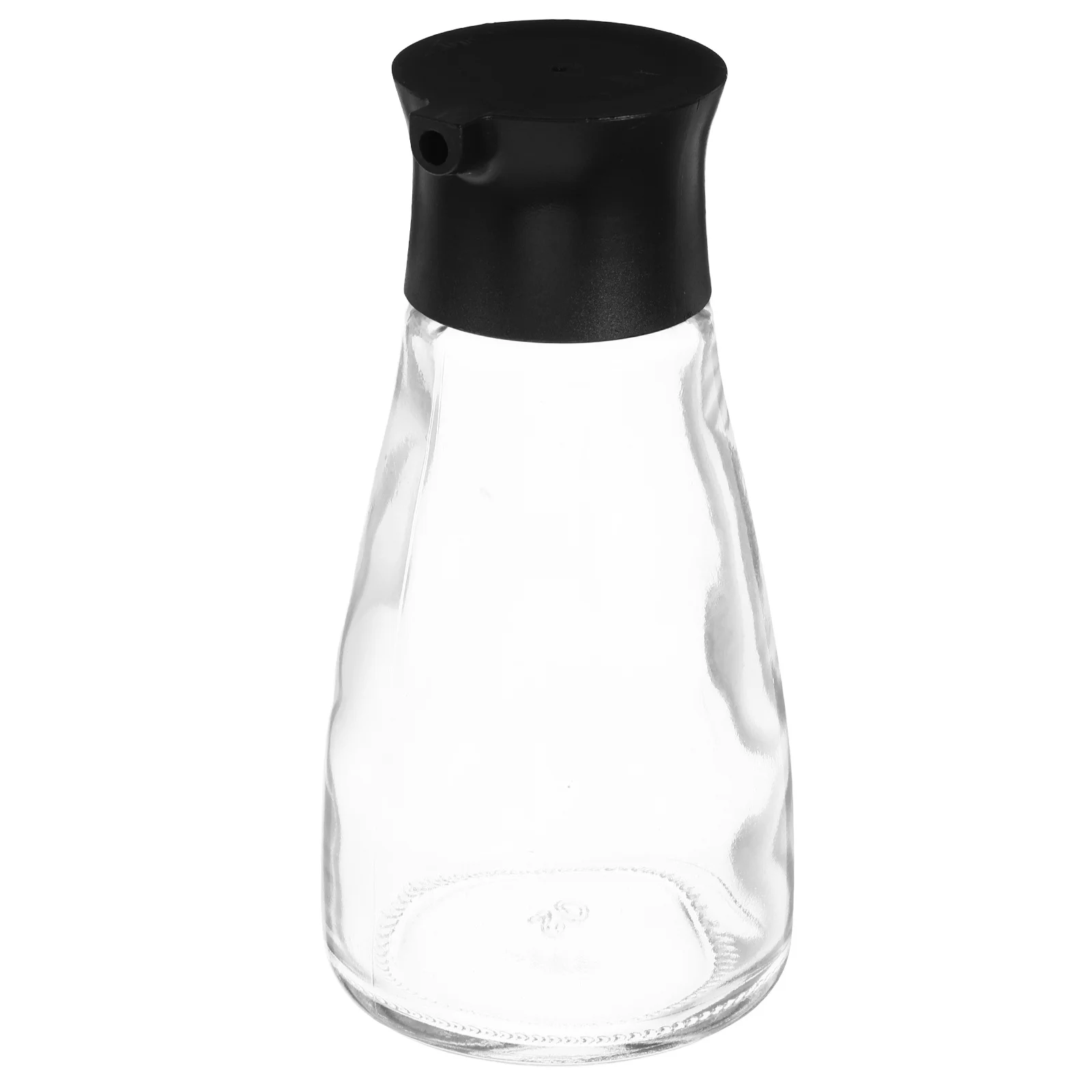 

Stylish Glass Seasoning Bottle Black Practical Design Keeps Sauce Fresh Kitchen Tool Home Restaurant Oil Pot
