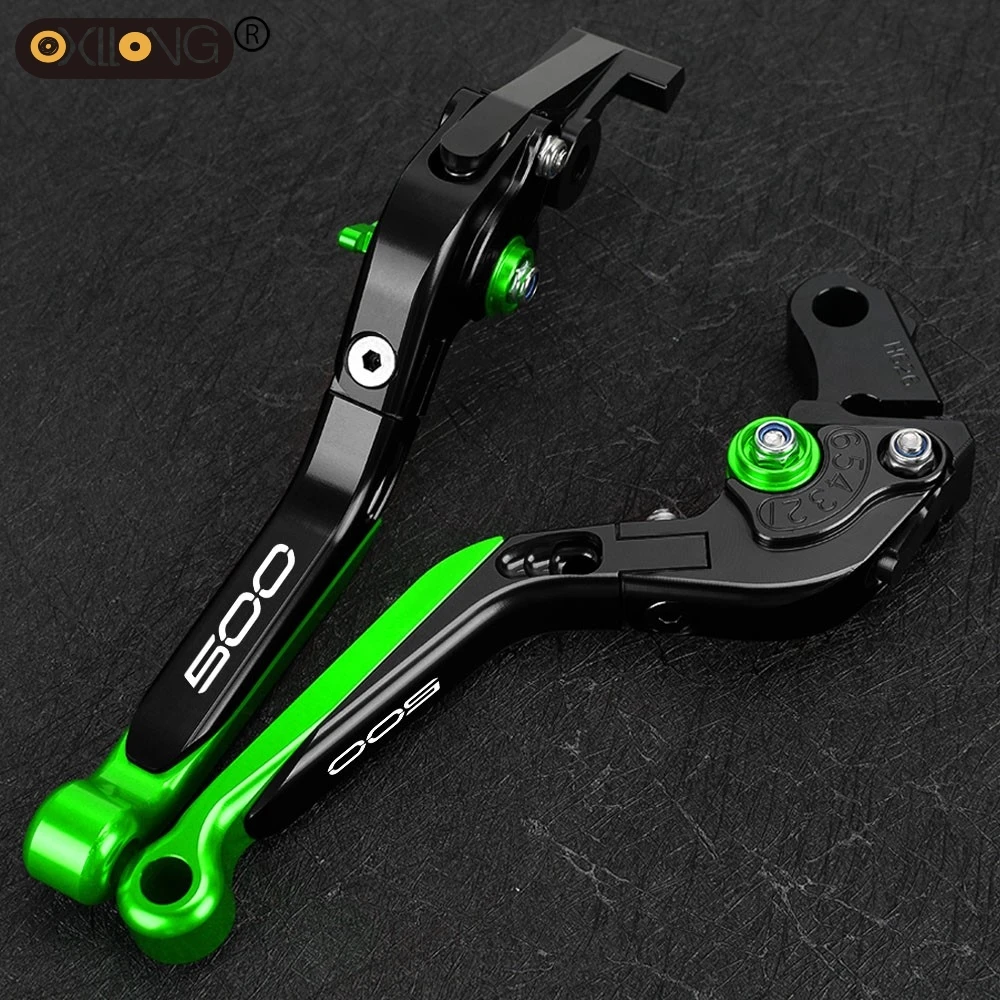 

2025 Z500 Motorcycle Accessories For Kawasaki Ninja 500 Ninja500 Z 500 2024 Adjustable Folding Brake Clutch Lever Handle Levers