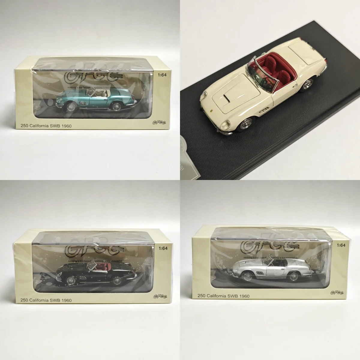 Diecast GFCC 1:64 Scale 1960 Jump Horse 250 SWB Alloy Car Model
