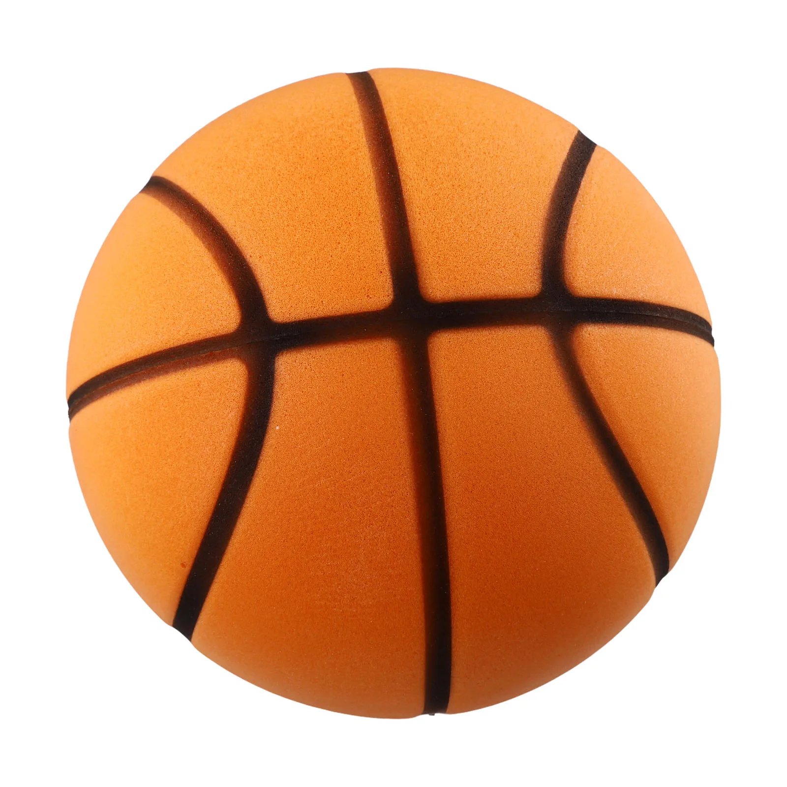 Ballon de basket-ball silencieux en mousse pour enfants, diamètre 21 cm, 18 cm, 24cm, 1 pièce