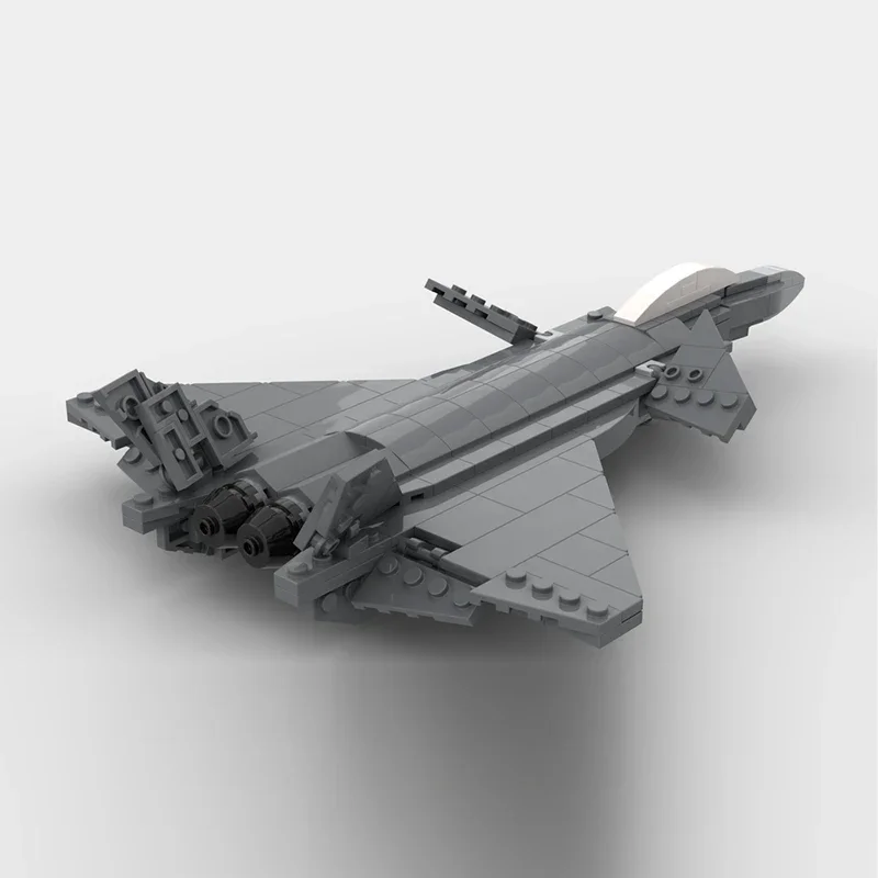 เครื่องบินทหารรุ่น MOC อาคารอิฐ 1:72 Scale J-20 Dragon Modular เทคโนโลยีของขวัญวันหยุดประกอบของเล่นเด็กชุด