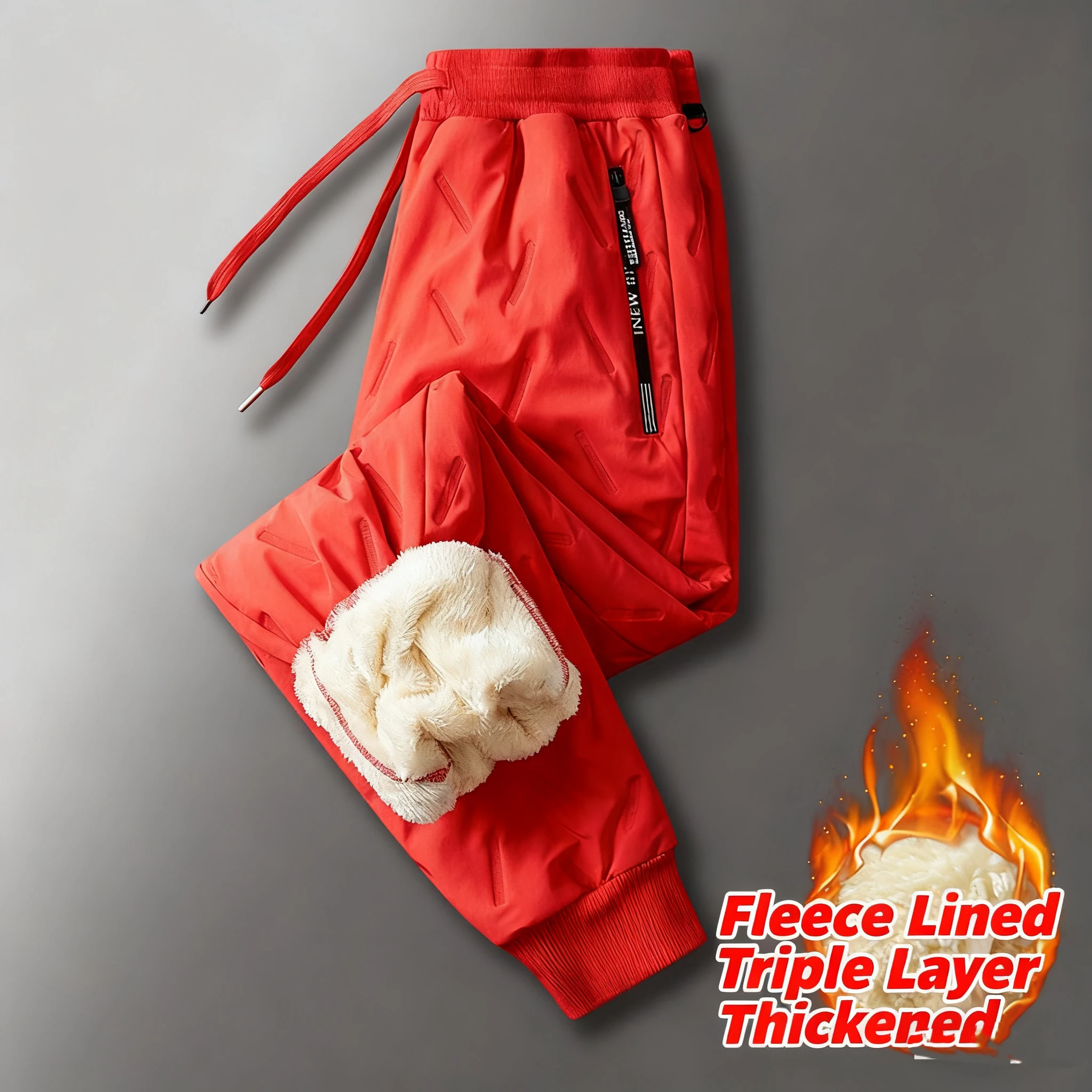 

Мужские брюки на подкладке шерпа размера плюс 7XL, зимние термофлисовые брюки для мужчин, свободные прямые брюки унисекс, повседневные теплые брюки