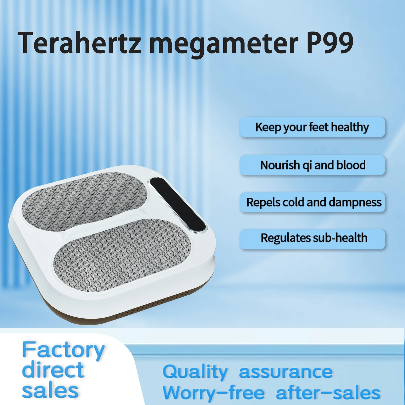 TeraHertz Foot Massage Bioresonance Instrument - Tera P90 Olylife Foot Therapy Device with Terahertz Bioterra Energy