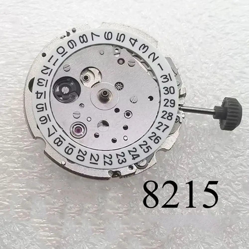 Japan 8215 21 Jewels Automatic Mechanical Date Movement Men's Watch Movement High Quality High Precision 3 o'clock