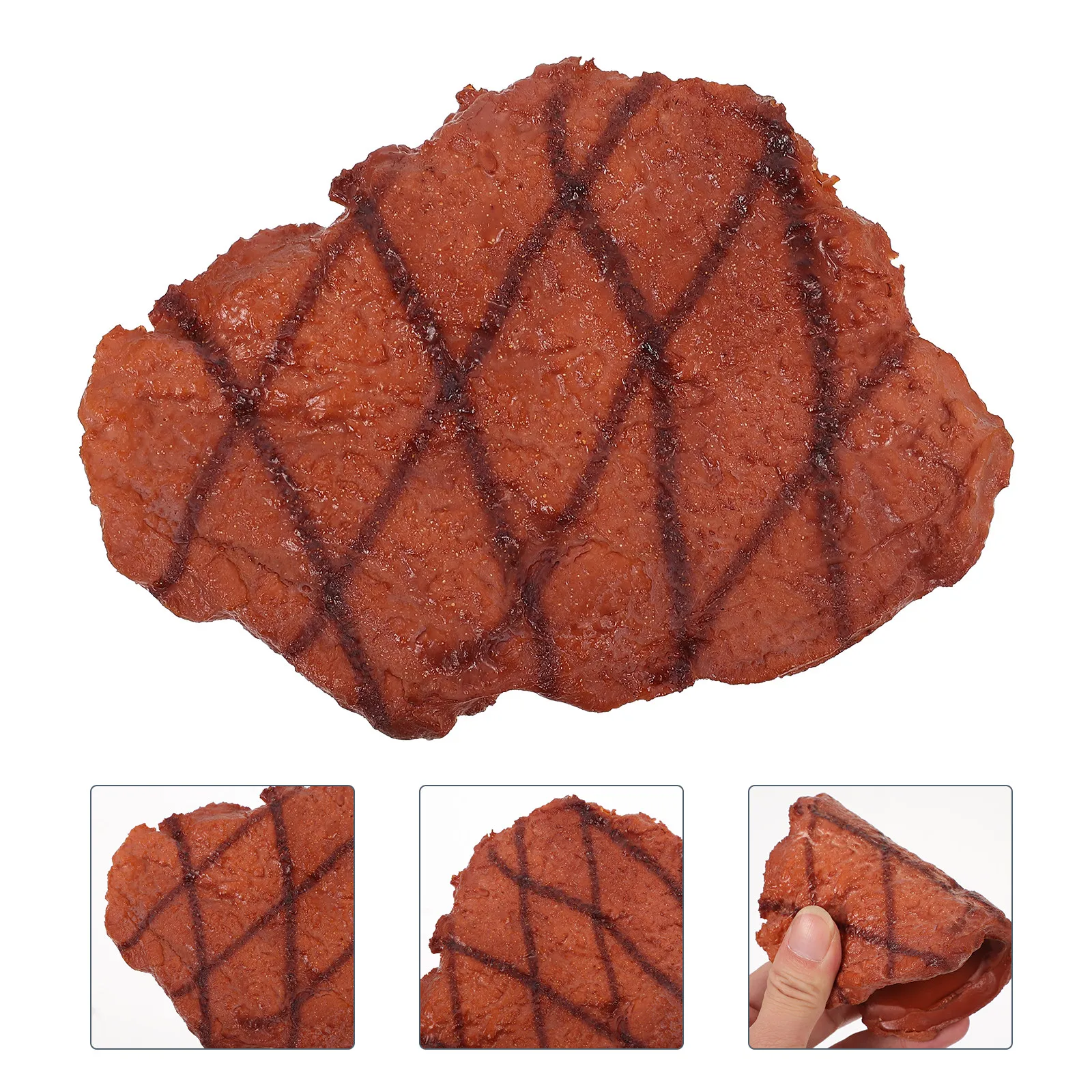 file-grelhado-artificial-realista-simulacao-exquisita-de-carne-plastica-para-decoracao-de-alimentos-fundo-para-fotos-e-mesa-de-jantar