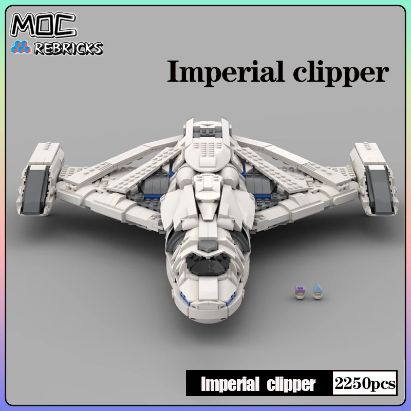 Space Series MOC Bricks Imperial Clipper 1:250 Scale  Building Block Set DIY Child Intellectual EducationToys Christmas Gifts