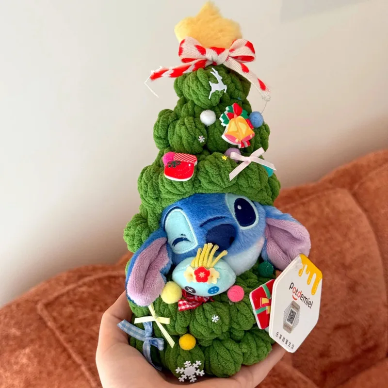 Disney Authentic Stitch Keychain Gift Set Cute Plush Pendant for Car Backpack Purse Official Licensed