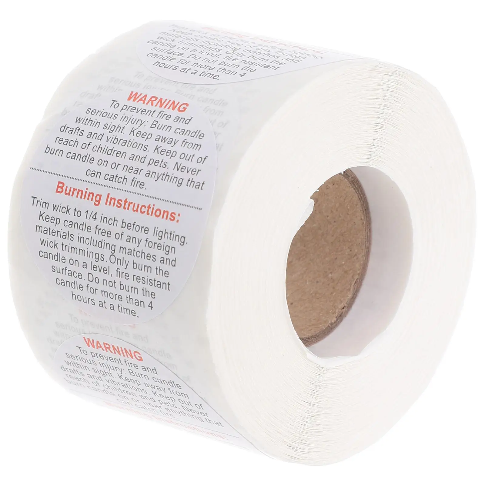 Warning Stickers Labels for Container Making Supplies Black Coated Paper Waterproof Oilproof Decals Safety Labels