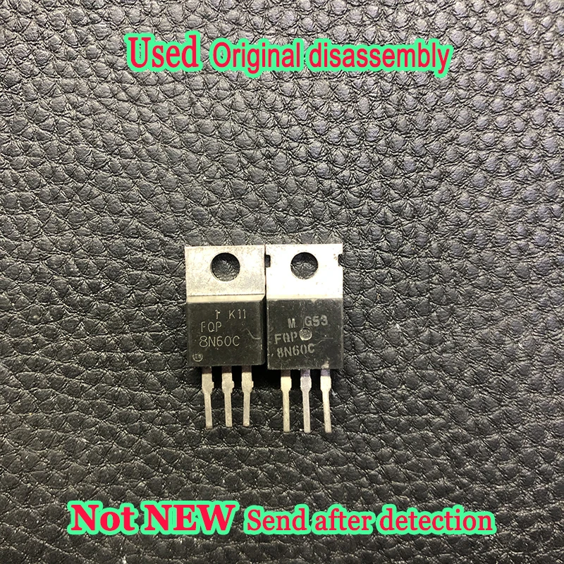 1pcs FQP8N60 FQP8N60C SSP8N60 FHP8N60 8N60C TO-220  In Stock Original disassembly