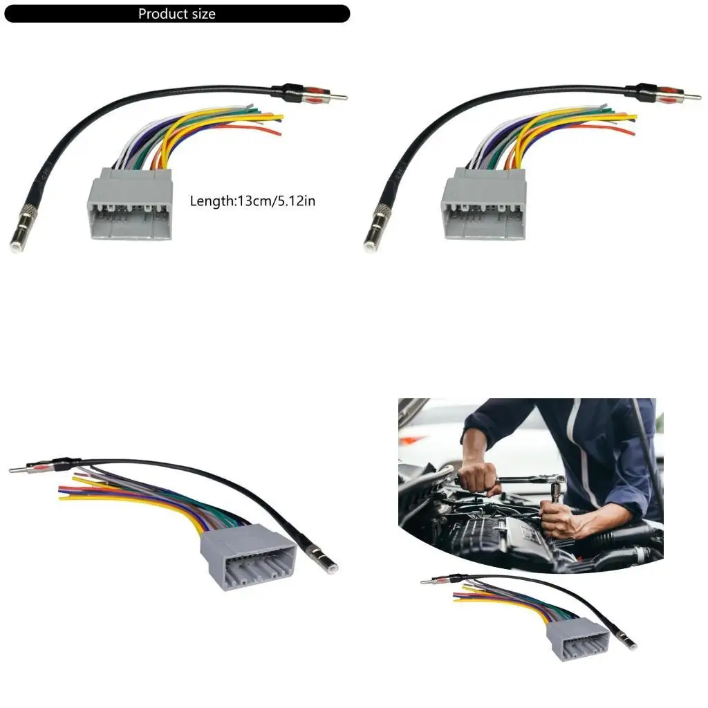 

02DE Dashboard Seamless Music Player Integration Installation Wire Harness for Upgrading Sound Easy Installation No Splicing