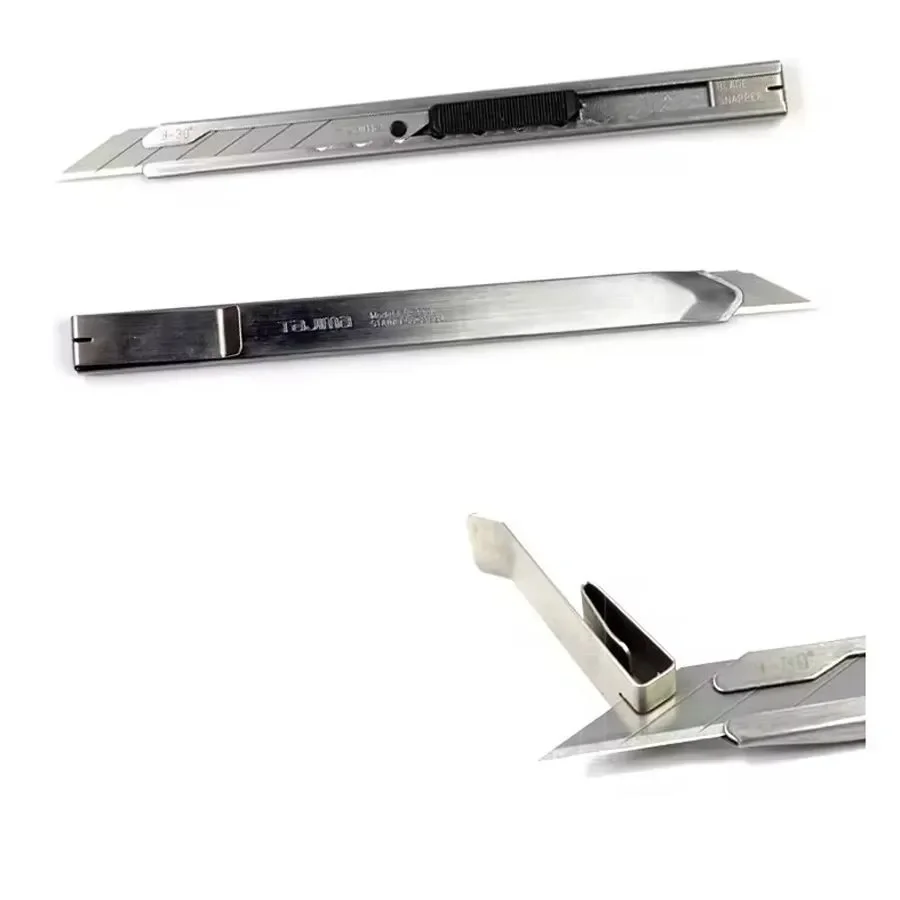 

TAJIMA LC390B 9mm Ultra-thin Utility Knife 30° Angle Handle with 2 Replacement Blades Folding Blade Function Drafting Knife