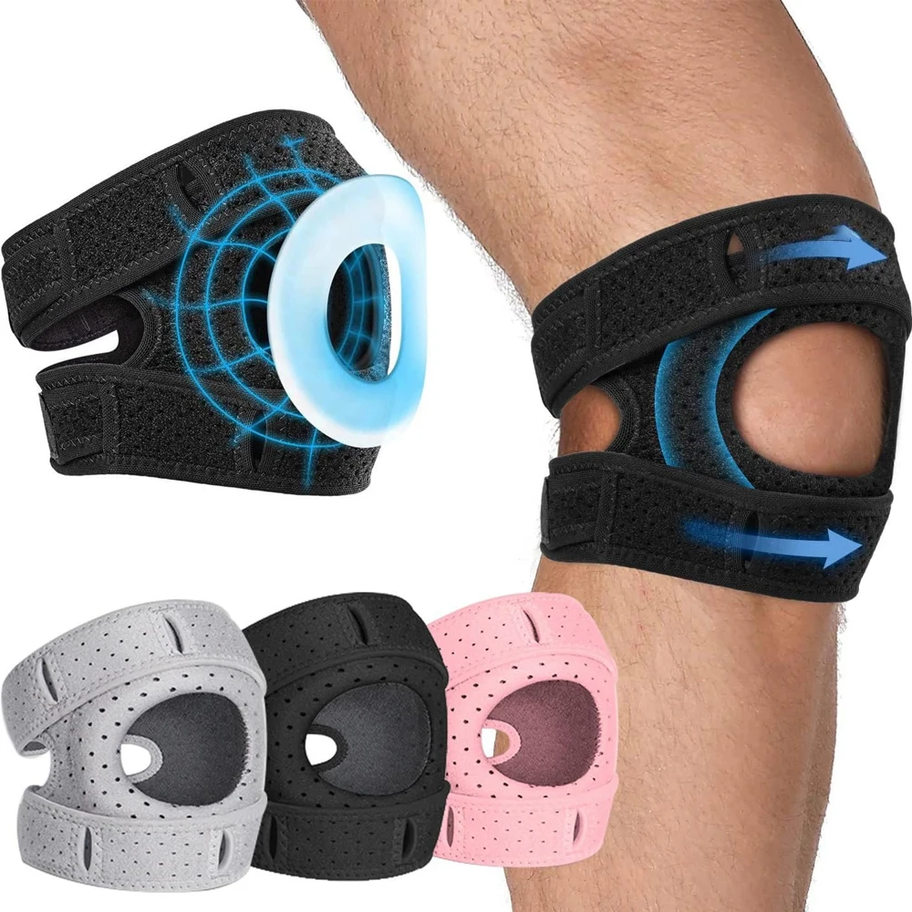 1pcs  Kids Knee Brace with Patella Gel Pad, Adjustable Knee Stabilizer for Sports, Running & Injury Recovery for Boys & Girls
