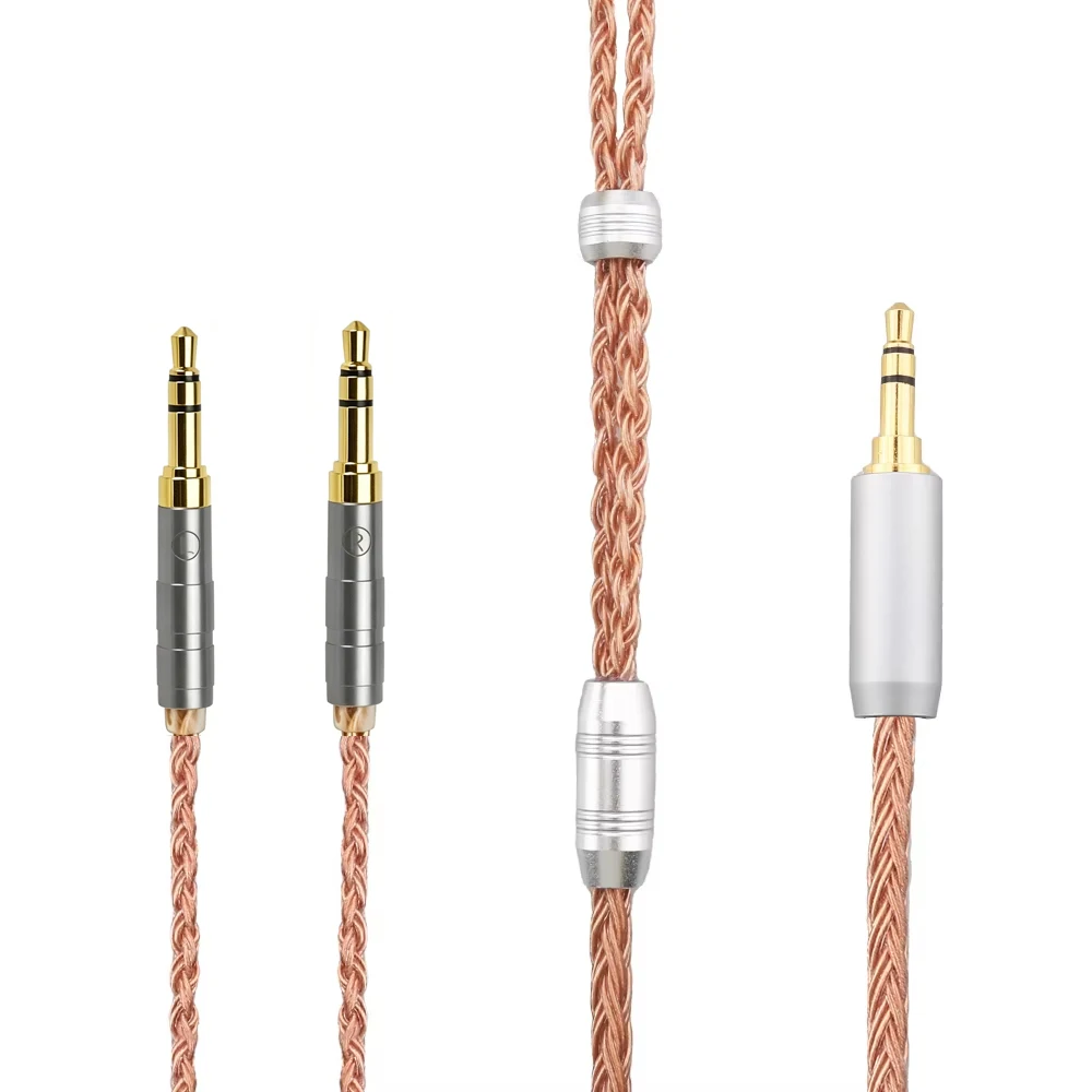HiFi 16 cores 7N OCC Copper Headphone Cable for Hifiman Sundara,Arya,Ananda,Deva Pro,HE4XX,HE400SE,HE560,HE-350,HE1000se,HE400i