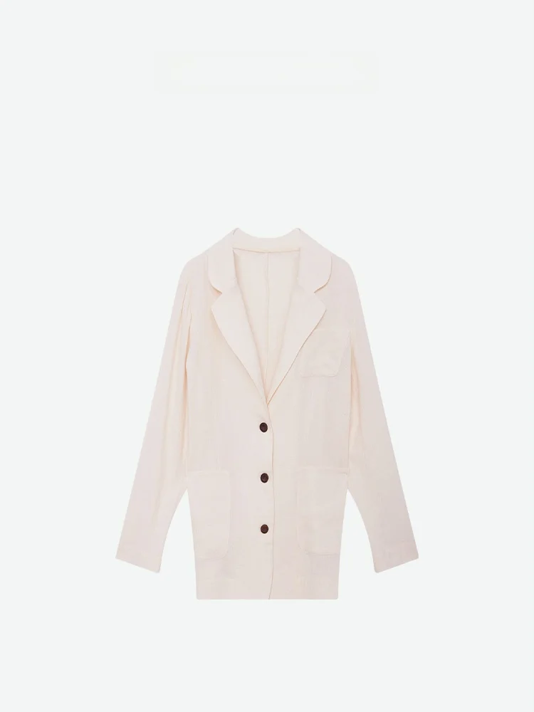 

Повседневный костюм Dragon Xier: однотонный, плотный, с простым воротником, классический дизайн, женская модная одежда