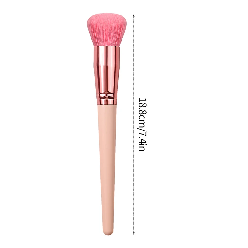 Slope Blusher Stippling Brush ครีมและ Liquid Blushes แปรงแต่งหน้าอเนกประสงค์ Powder Contouring แปรงแต่งหน้าเครื่องมือ