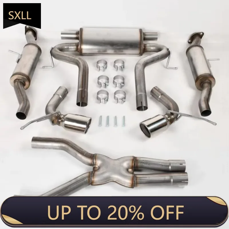 

SXLL Exhaust System Catback Dual 2011-202.6L 5.7L Catback Dual Exhaust System Kit 304 Stainless Steel
