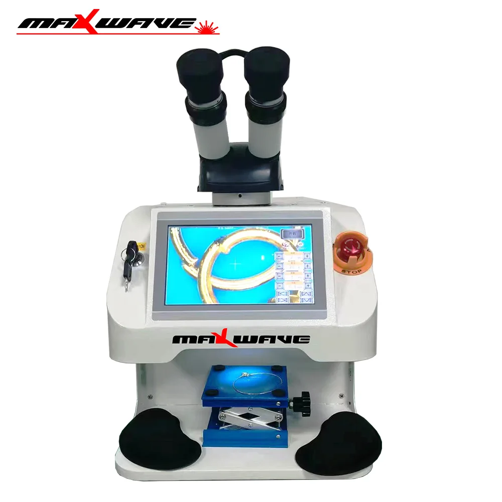 YAG Laser Welder Machine With Seven Inch Display And Water Chiller For Goldsmith Workshop Jewelry Making And Repair Equipment