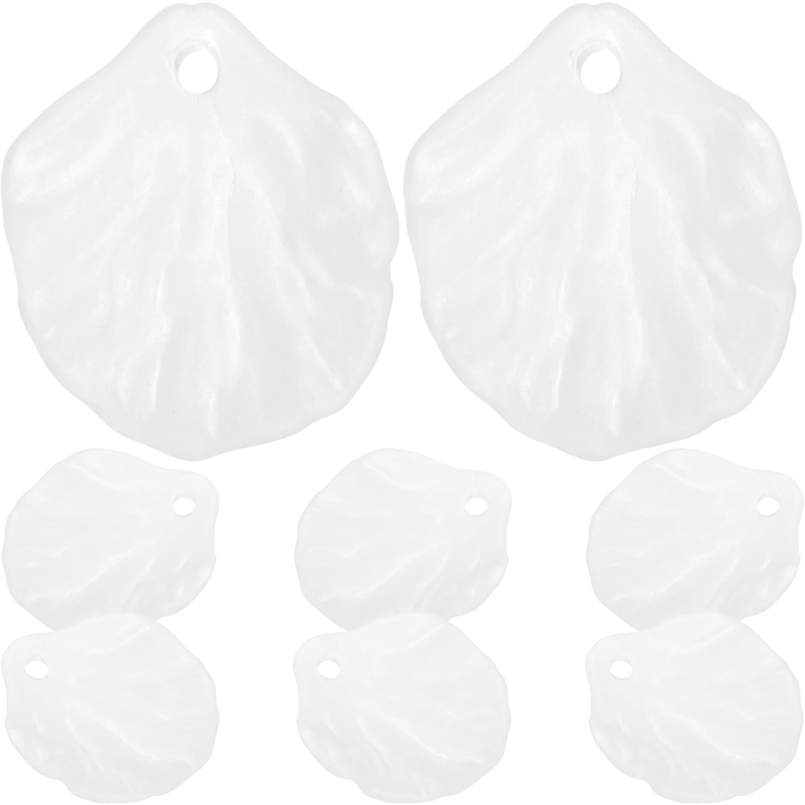 100 قطعة كأس زهرة الأكريليك اكسسوارات دائم مجوهرات سحر ل عقد دي اي واي سوار المفاتيح سحر المجوهرات