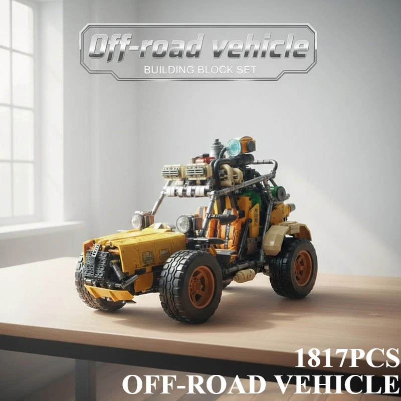 

1817PCS Off-road Vehicle Building Blocks Set - Assembling Model Toy for Home Decor Ideal Holiday Gift for Kids And Adult