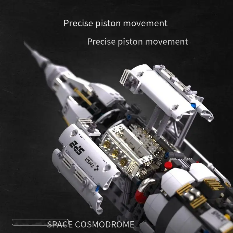 航空宇宙シリーズ：巨大宇宙基地、宇宙ステーション、ブロック、ロケット打ち上げモデル、ブロック、子供向けキット玩具