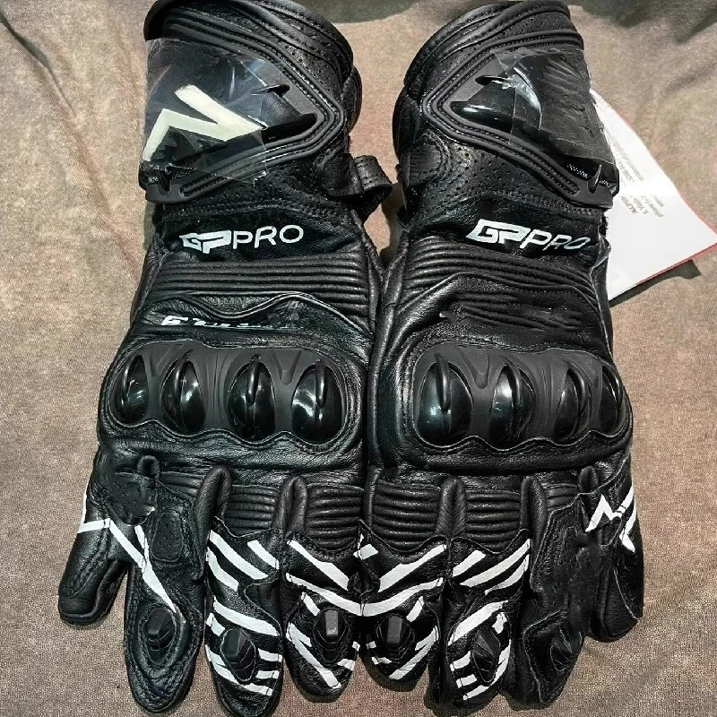 

GP PRO R3 Racing Motorcycle Gloves Leather Guantes Moto Men Racing Gloves Wear-resistant Genuine Motorcross Gloves Four Season