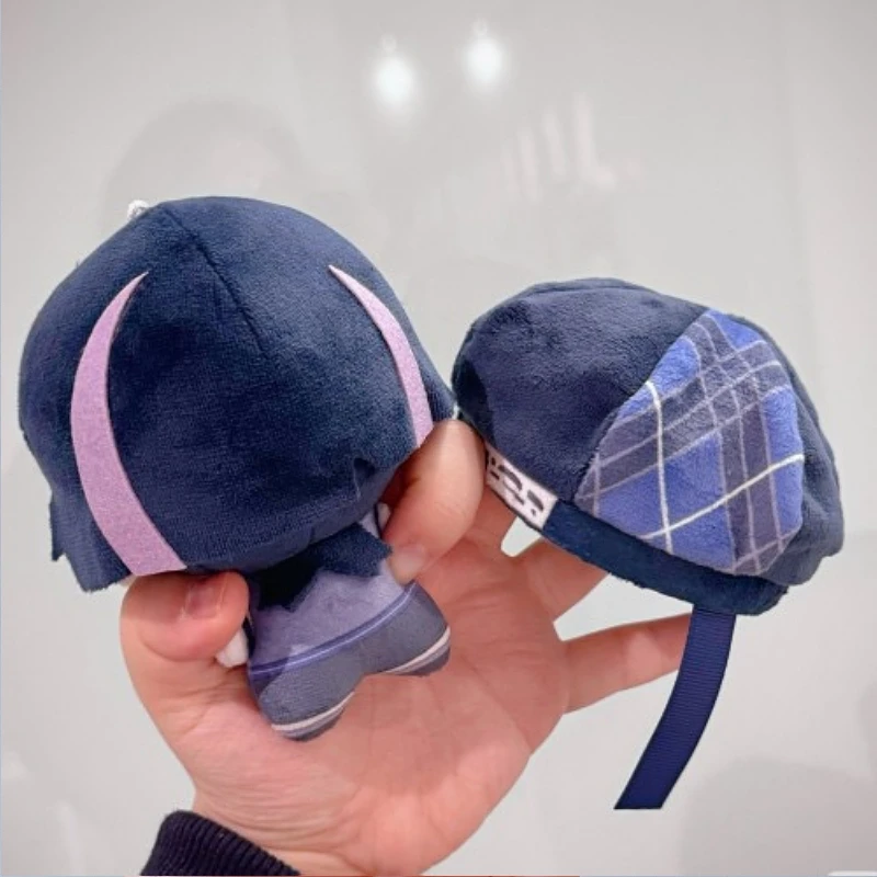 Genshin Impact Wanderer Scaramouche Muñeco de algodón de 10 cm Nunu/Neptune Body Fan hecho regalo coleccionable