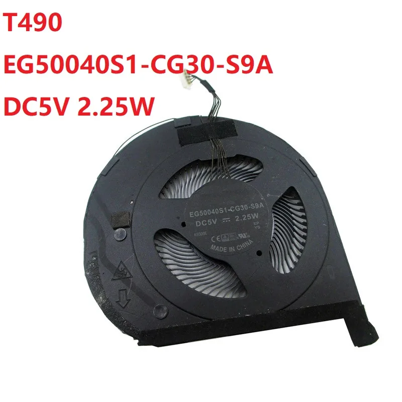 

Laptop CPU Cooling Fan For Lenovo For ThinkPad T490 EG50040S1-CG30-S9A DC5V 2.25W New