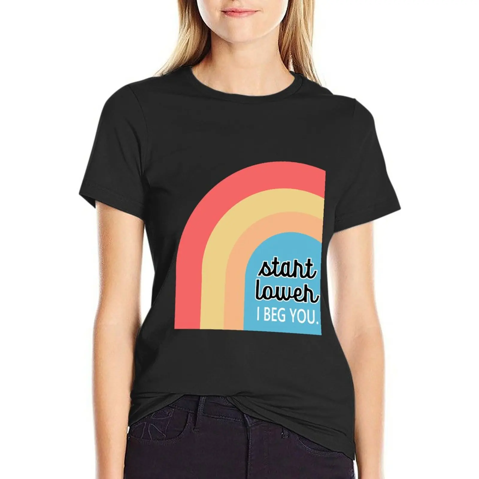 

Start lower, I beg you. Game Changer Quote T-Shirt quick-drying female vintage Women's tops