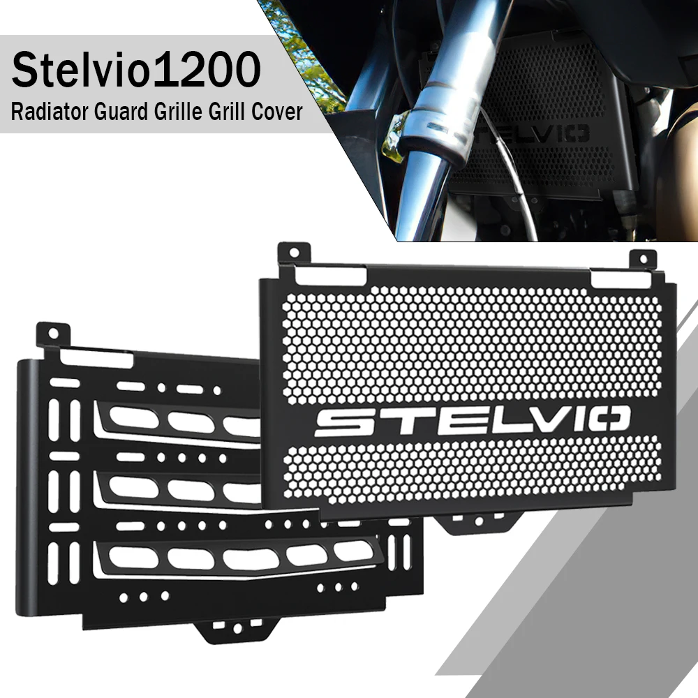 

For Moto Guzzi Stelvio1200 Stelvio 1200 2008 2009 2010 Radiator Guards Protector Grille Grill Guard Cover Motorcycle Accessories