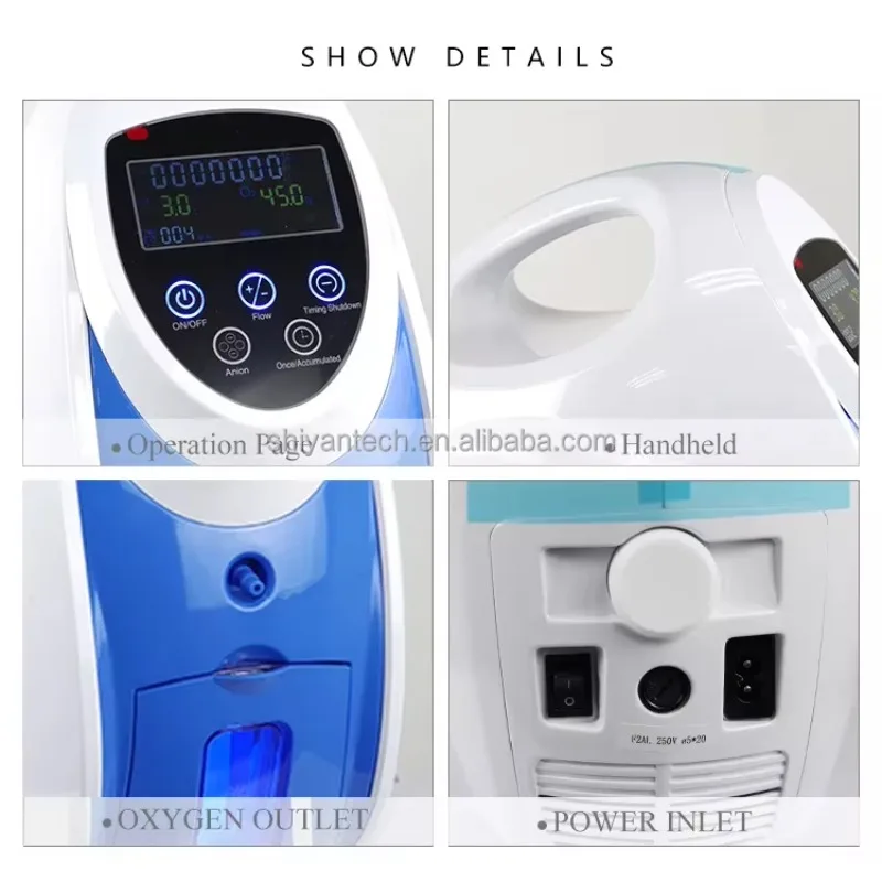 STLF LZS corée O2 dôme hyperbare chambre d'oxygène hydratant Portable Spray O2 Led masque Facial d'oxygène