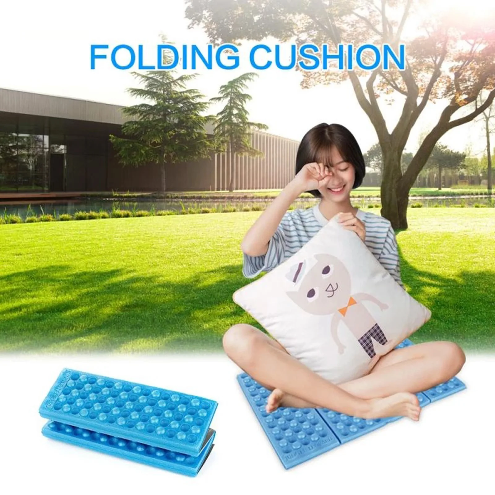 Portable Folding Outdoor Mat Seat Moisture-Proof Outdoor Cushion for Outdoor Travel Leisure Outing Park Play