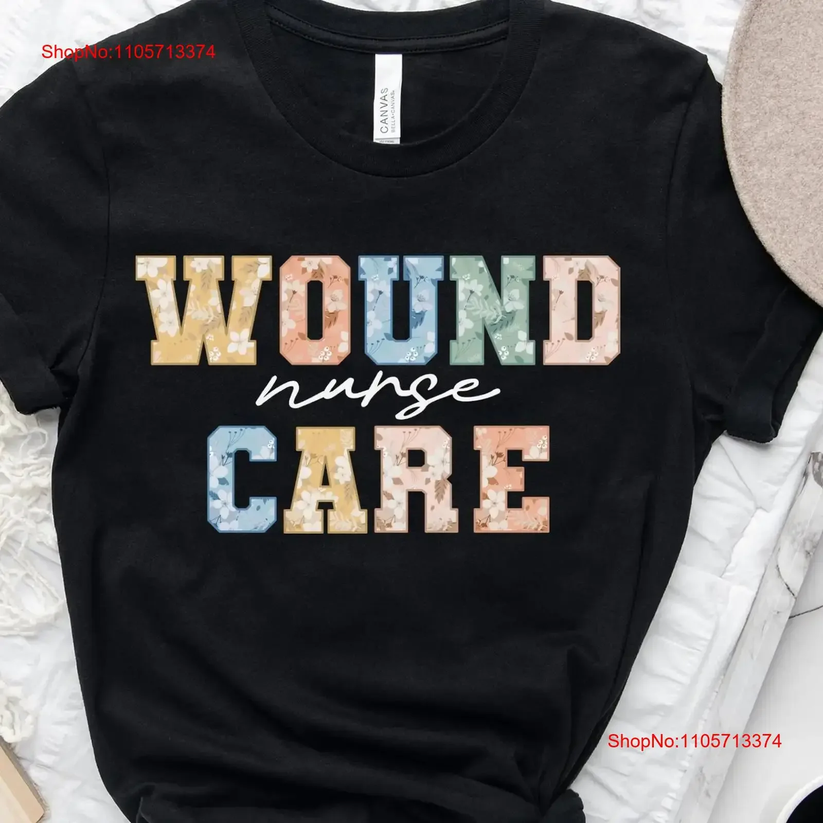 Wound Care Nurse T Shirt Christmas Jersey Ostomy Boho Top WOC Specialist vintage Washed Unisex homme Breathable Versatile