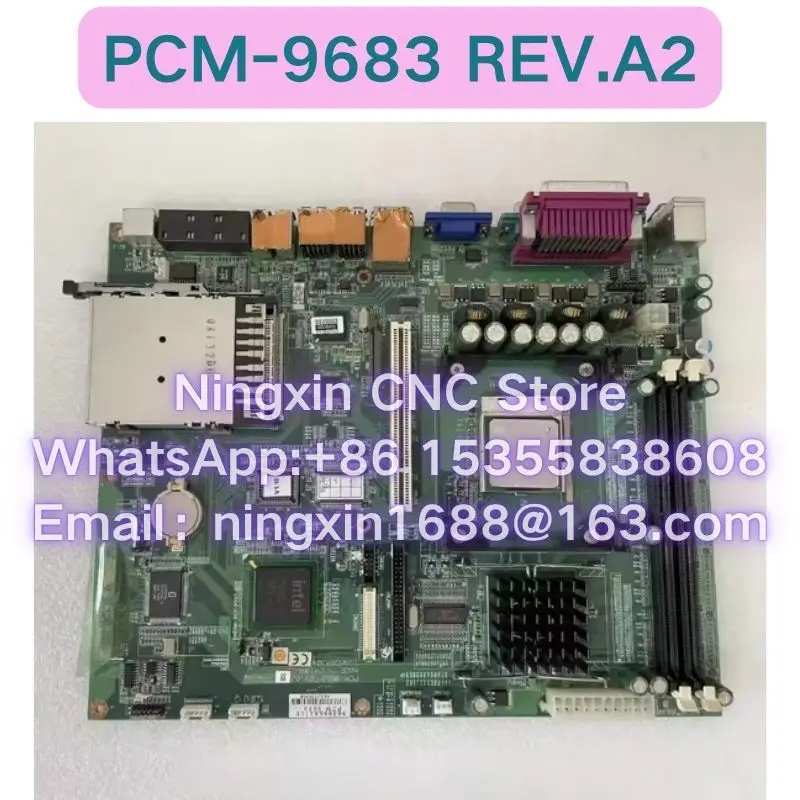 Second-hand Advantech PCM-9683 REV.A2 Industrial computer motherboard Integrated computer motherboard PCM-9683  test OK