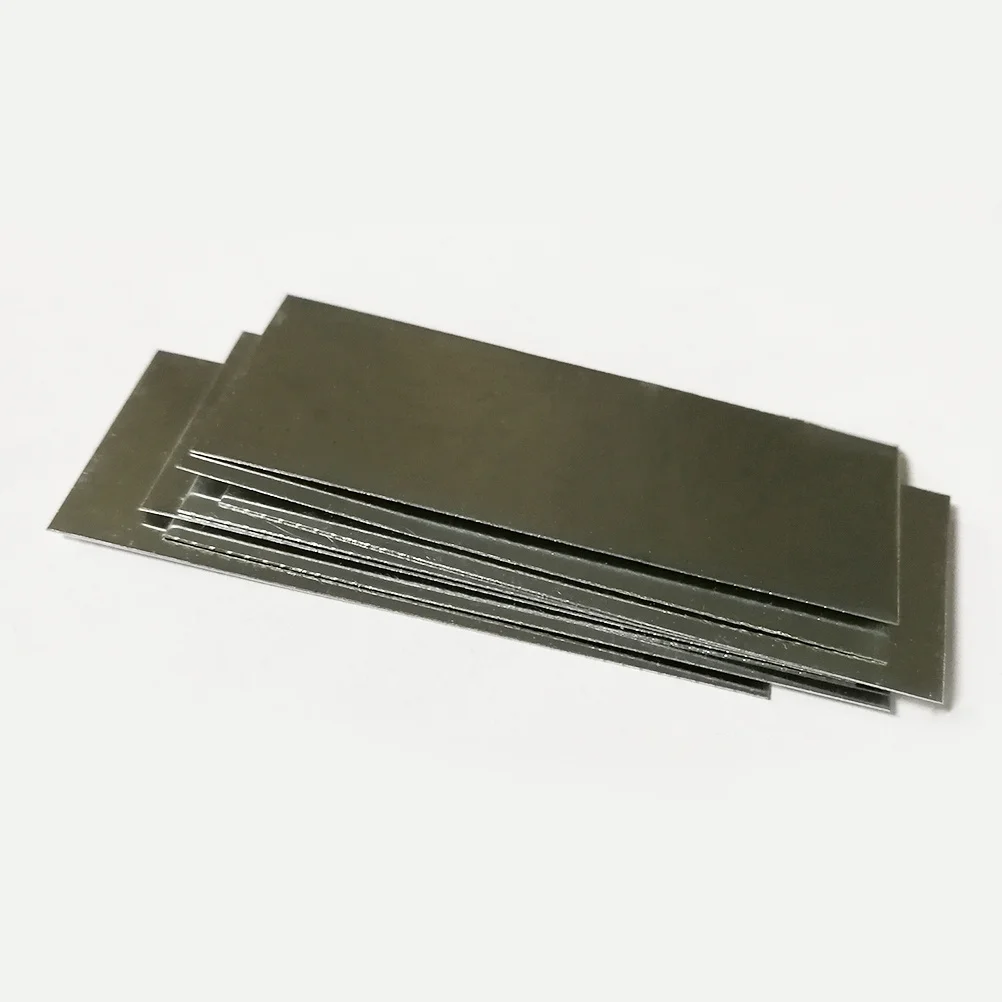 Tira de 2 uds., paquete de 2 suministros para experimentos científicos de frutas Diy para niños, Material de placa de Zinc, Zinc científico