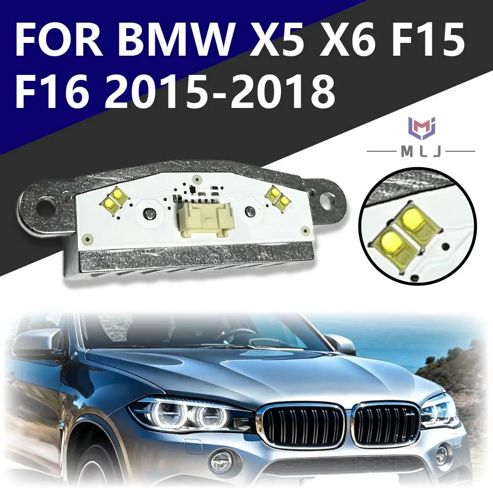 For BMW X5 X6 F15 F16 2015‑2018 Headlight DRL Daytime Running Light White Angel Eye Source Module Direct Repair Replacement Part