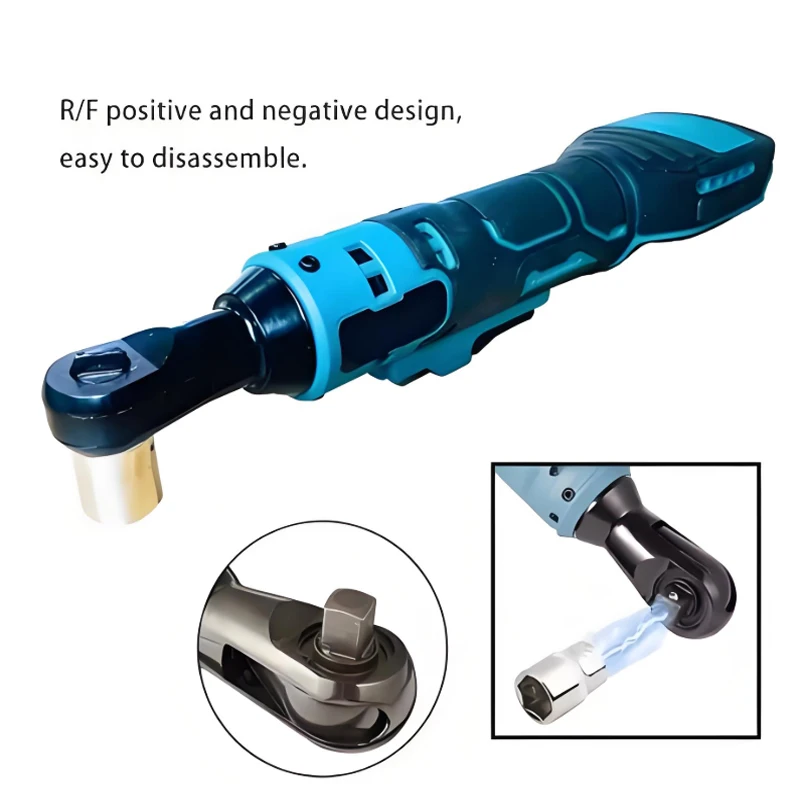 

New Makita 18V Battery Brushless Electric Ratchet Wrench 1200NM 3/8'' 1/2'' 2 in 1 Removal Screw Nut Driver Power good