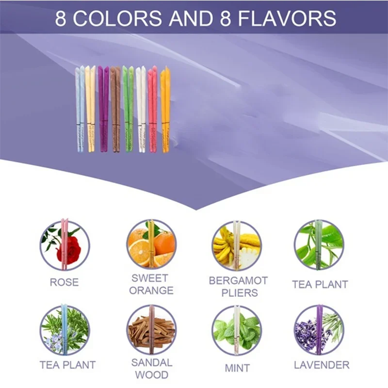Aromatic Ear Candle Stick, Aromatherapy Ear Therapy, with A Straight Horn Mouth Shape. Ear Care Stick, Beauty Salon Ear Picking view 5