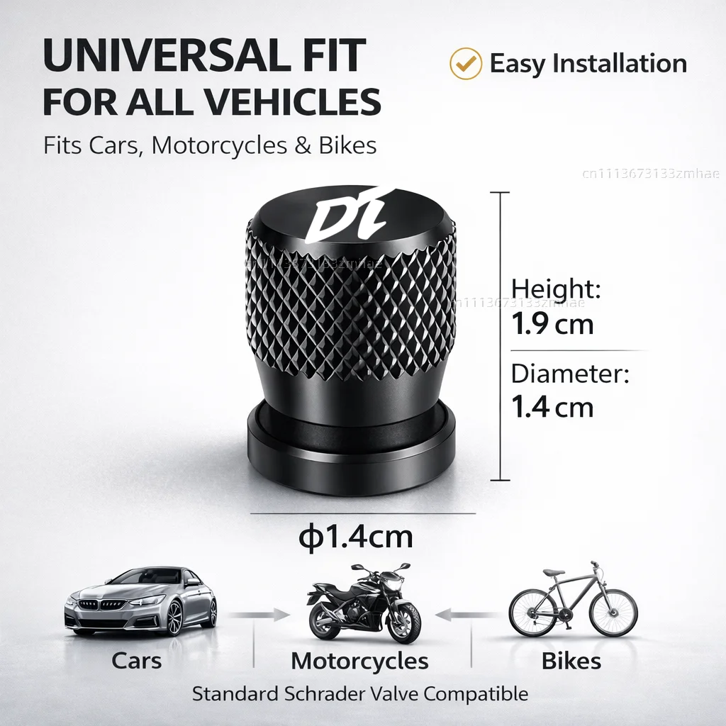 For YAMAHA DT230 DT250 DT175 DT200 DT125 DT125R Motorcycle Accessories CNC Aluminum Tire Valve Stem Cap Air Port Cover