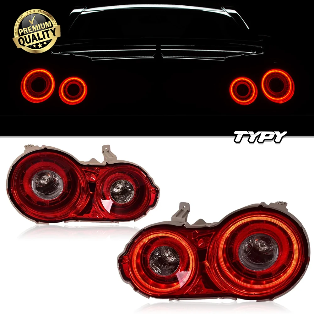 

TYPY For Nissan GT-R Taillight 2008-2023 Upgrade Modified to New DRL Dynamic Turn Signal LED Taillight Auto Accessories